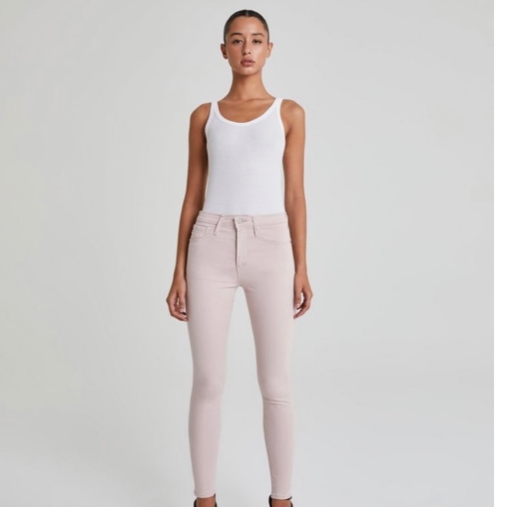 AG Theory! 5x HP🔥 EUC! Cigarette Leg style - size 24; light pink/pale color